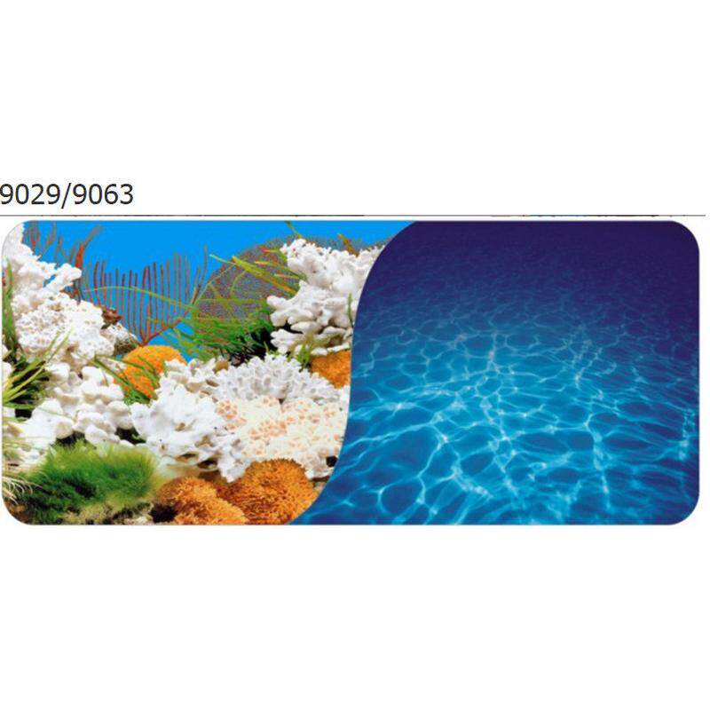 30/40/50/60cm双面厚画鱼缸背景画水族画背景装饰多款水族箱