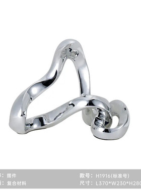 梵茜现代摆设电镀树脂人物摆件高档机器人客厅玄关酒柜装饰品轻奢