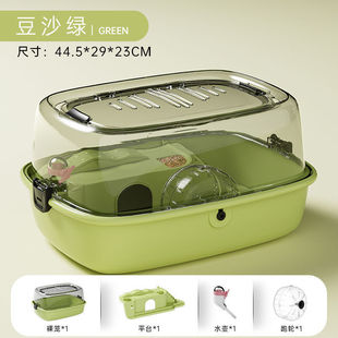 仓鼠笼子金丝熊便宜超大仓鼠笼子专用亚克力外带豪华大别墅透明笼