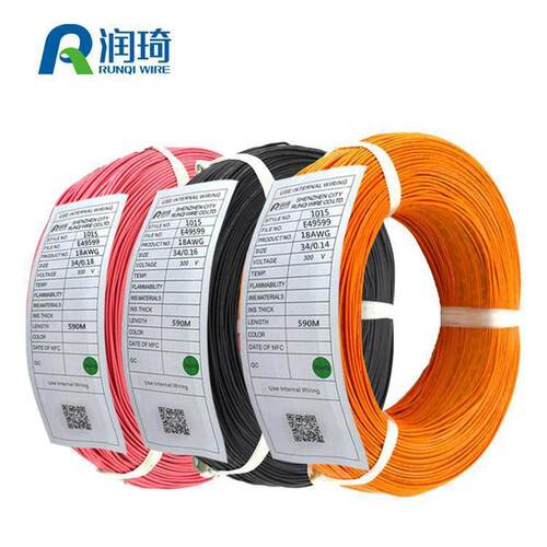 厂家现货UL1015电子线16AWG18202224电器设备连接线镀锡线