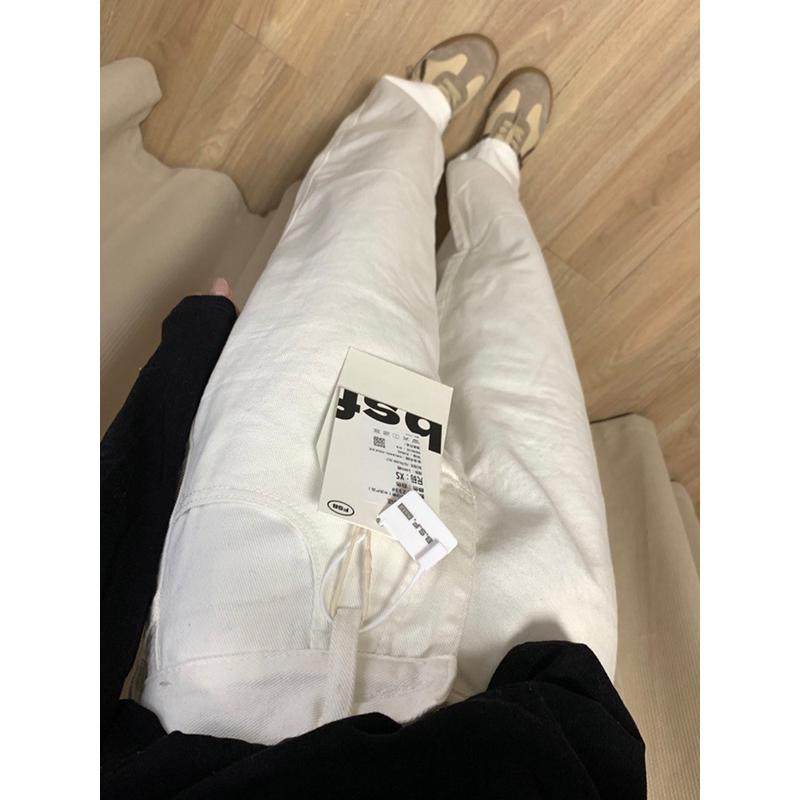 白色直筒宽松春季大码胖妹妹显瘦粗腿屁股大遮胯阔腿裤,女装/女士精品,大码裤装,淘宝优惠券,粉丝福利购,淘宝优惠卷