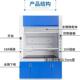 实验室全钢落地式 化验室排风柜桌上型pp通风厨通风柜步入通风房