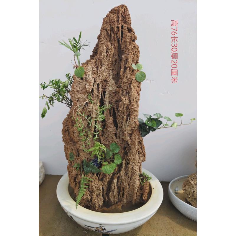 鱼缸造景石吸水石原假山室内流水摆件真石头盆景自然风景爆款包邮