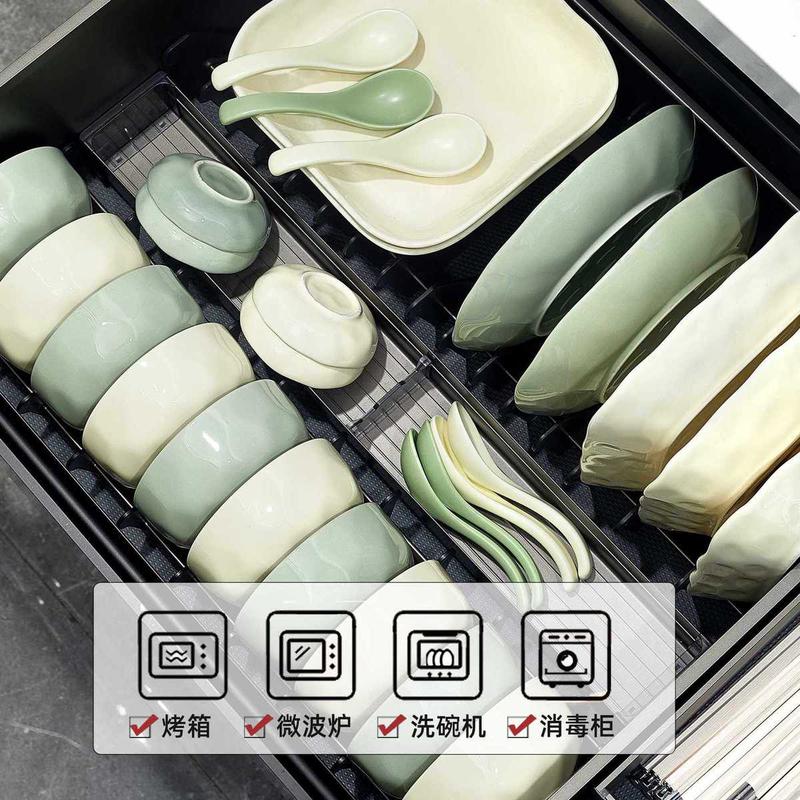 餐具套装新款碗具碗碟套装家用风组合碗碗筷2024碗盘盘子奶油餐具