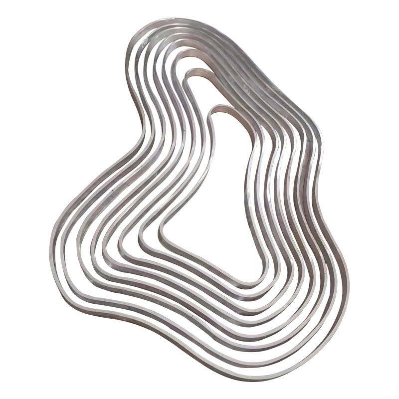 定制折弯线性灯槽弧形铝槽沙盘造型线条灯铝合金弯弧灯带槽吊顶灯