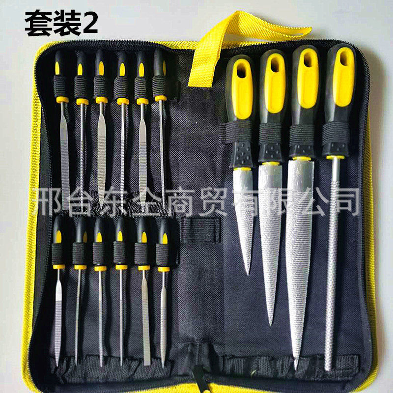 东仝木工锉套装刺打磨工具小挫刀什锦三角搓木头半圆迷你矬子