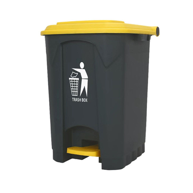 50升分类垃圾桶环卫酒店加厚商用大容量80l厨房塑料脚踏式垃圾桶