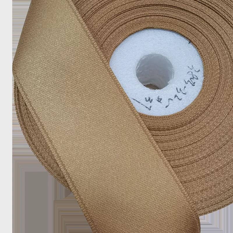 国产哑光涤纶彩色缎带头饰diy服装色丁带材料发夹蝴蝶结箱包织带