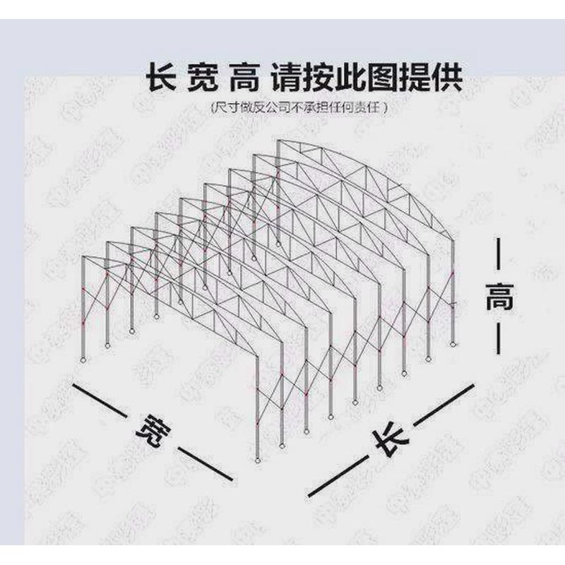 帐篷大型移动推拉雨棚大排档户外伸缩活动篷仓库遮阳停车棚子