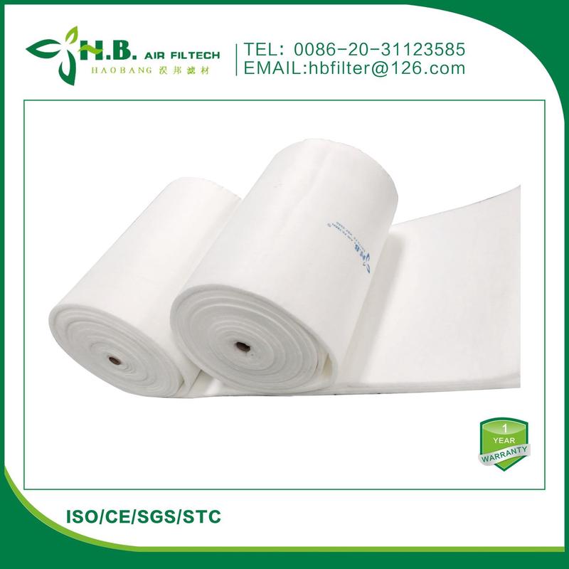 高密度烤漆房顶蓬过滤棉涂装过滤棉630g天井棉防尘阻燃中效车间