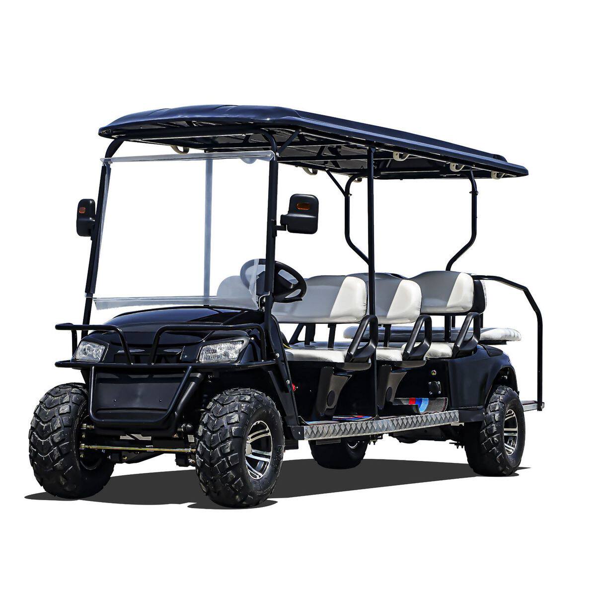 高尔夫球四轮电动观光车车景区旅游售楼处看房物业厂区酒店接驳车