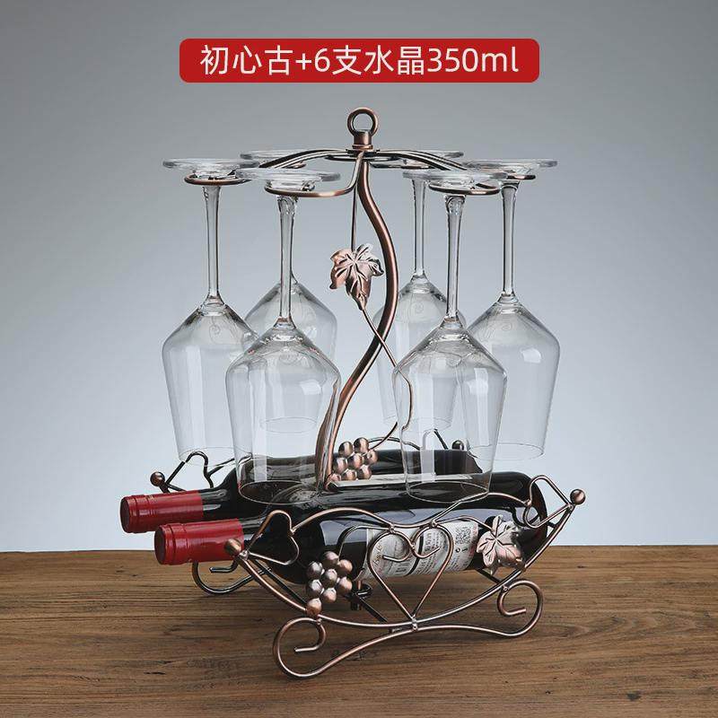 家用红酒杯架创意红酒架摆件高脚葡萄酒装饰倒挂酒瓶架子欧式酒架,家居饰品,装饰摆件,淘宝优惠券,粉丝福利购,淘宝优惠卷