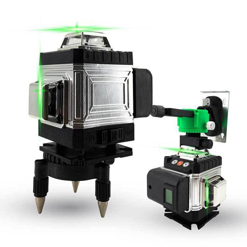 3D贴墙仪高精度自动12线水平仪绿光红外线激光室外强光水平