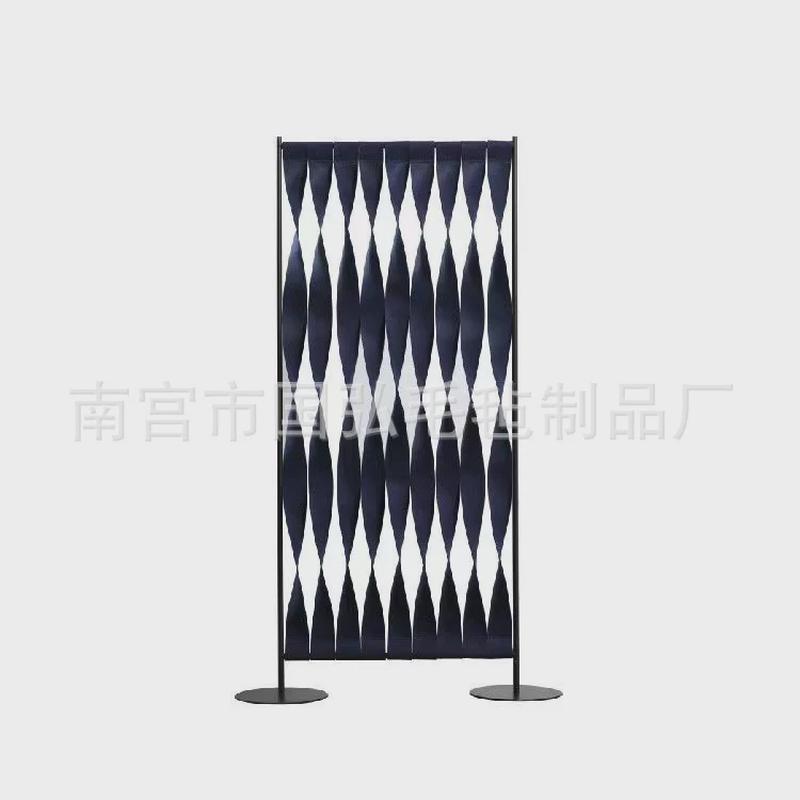 毛毡屏风隔断简约装饰北欧现代轻奢座屏客厅公司入门玄关入户栅栏