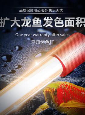 马印烤色灯2700k龙鱼专用鱼缸灯增色水族箱发色潜水灯nec扩张灯管