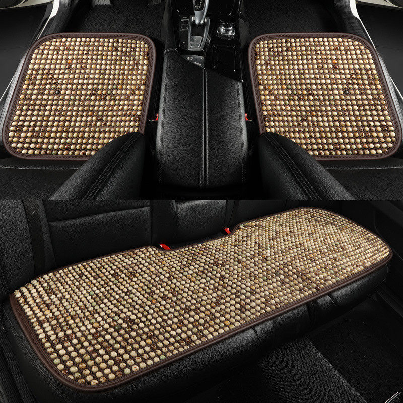 热销菩提子汽车坐垫夏季凉垫透气通风清凉主小蛮腰木珠驾驶单片座