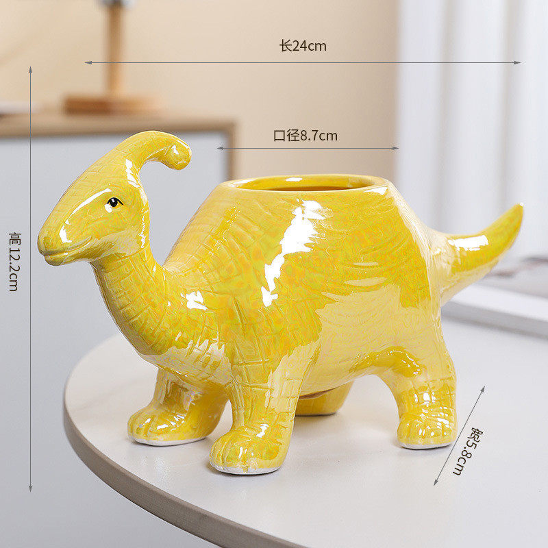 创意卡通动物小恐龙多肉绿植花盆个性客厅简约时尚摆件室内装饰品,鲜花速递/花卉仿真/绿植园艺,花盆,淘宝优惠券,粉丝福利购,淘宝优惠卷