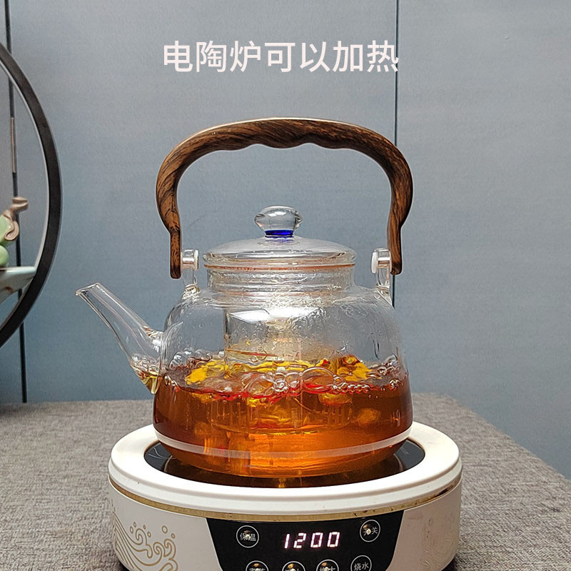 围炉煮茶壶2025新款电陶炉可明火套装玻璃高端家用烧茶壶煮茶器