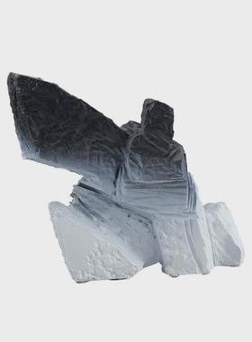 人物雕塑摆件客厅渐变抽象太极现代简约售楼处样板房极简工艺品