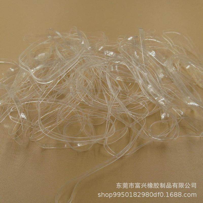 橡皮筋tpu化胶圈防老透明4mm宽耐高温抗老化橡皮筋圈批发