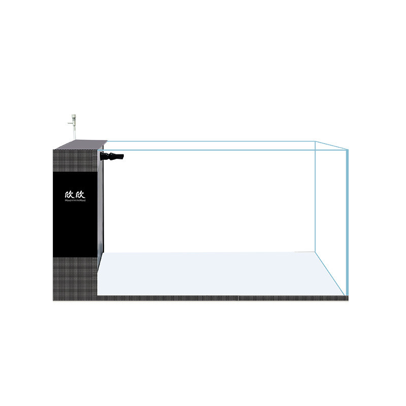 定制logo鱼缸厂家定制小型侧滤鱼缸超白鱼缸欣欣自循环侧滤鱼缸