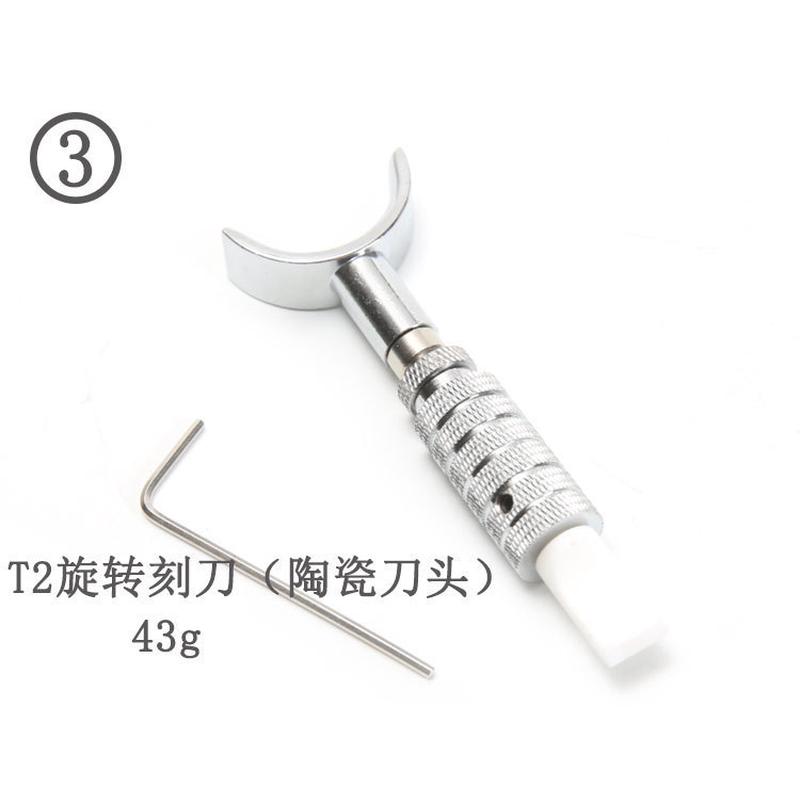 diy皮革皮雕套装 旋转刻刀 皮雕锤 印花工具 压擦器