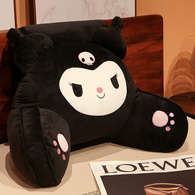 网红草莓熊抱枕万能床头靠垫学生宿舍床上看书玩手机靠枕公主软包