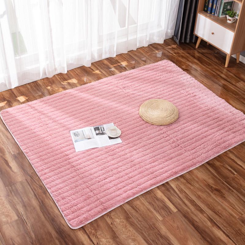 冬季家用长毛绒儿童爬行地垫卧室床边垫子沙发垫阳台飘窗垫可机洗