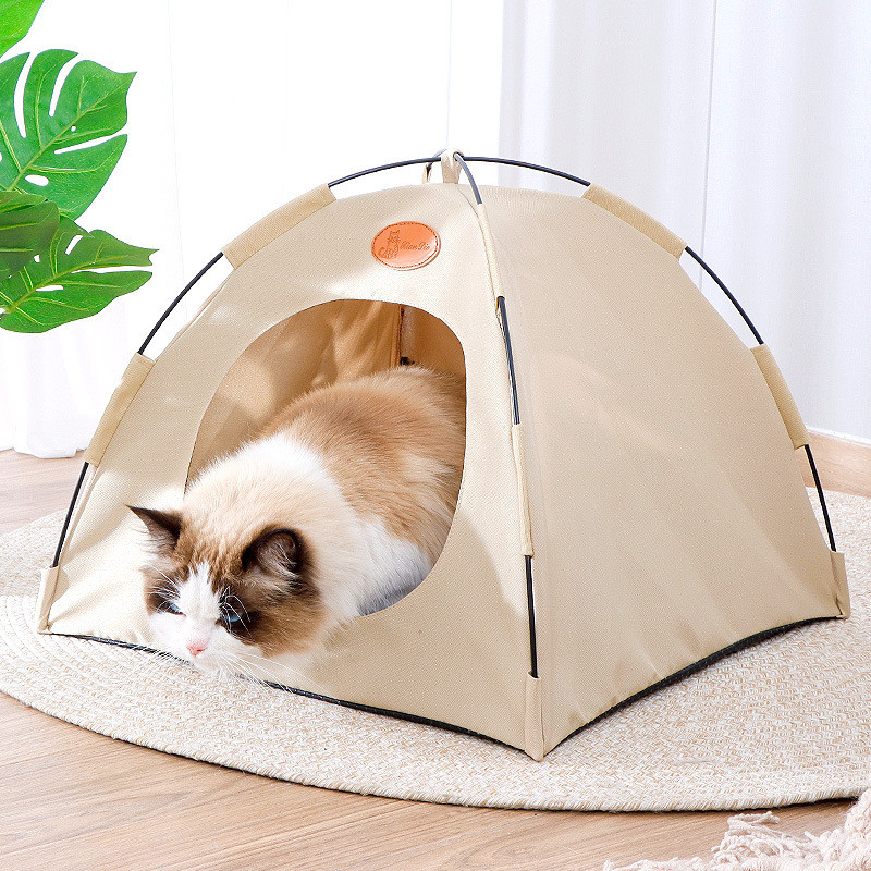 帐篷大全夏季凉窝夏天大号半封闭式宠物狗窝猫咪用品猫窝四季通用