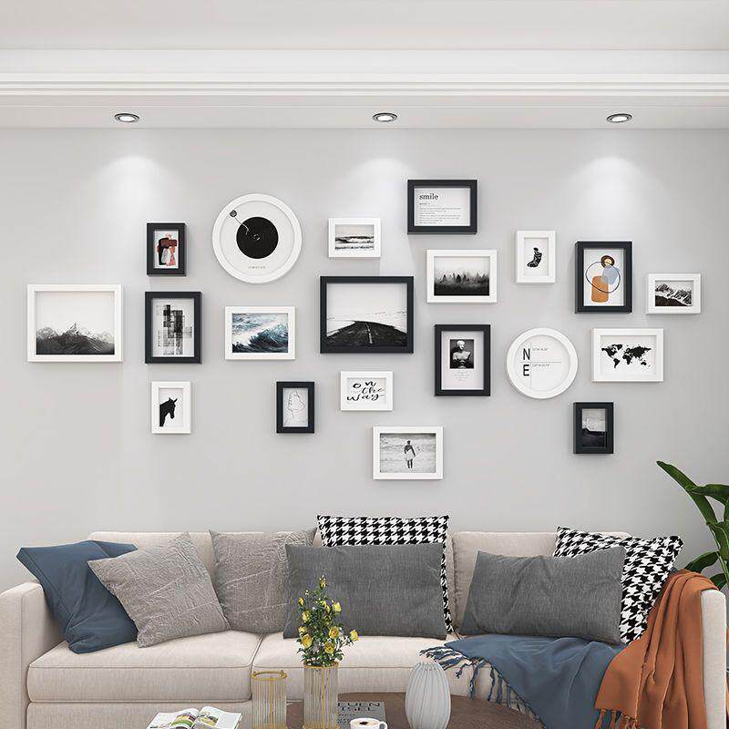相框挂墙品美照片墙免打孔相片客厅背景墙装饰墙上相册墙创意组合
