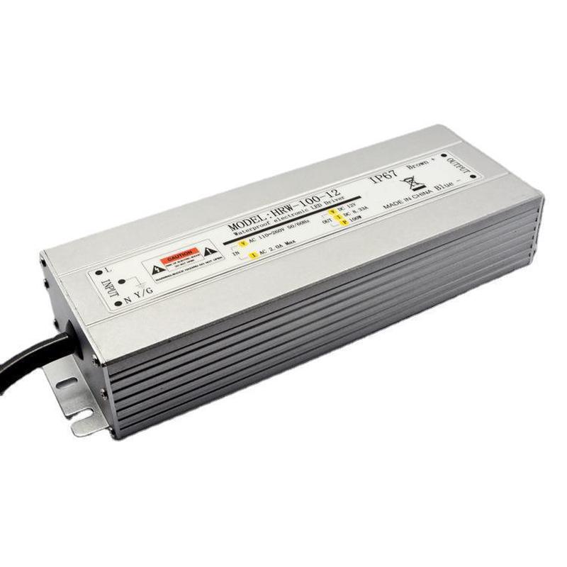 IP67防水开关电源24V100W LED宽压恒压灯条 灯带户外开关电源