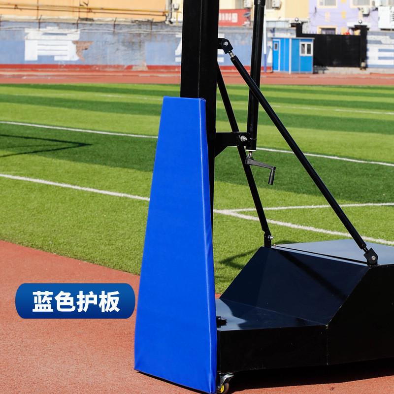 户外手摇升降移动式篮球架护板儿童青少年训练档板球架防撞保护套