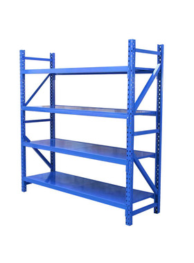 蓝色重型主副架仓储公斤厂家层载300架快递站仓库大型货架置物架