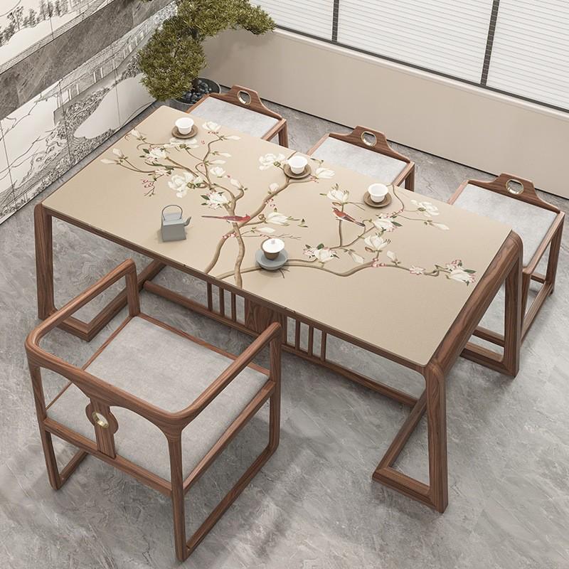 新中式茶几桌垫桌布防水防油防烫客厅餐桌垫轻奢家用桌面保护垫子