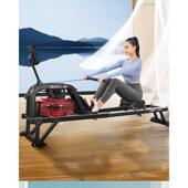 速尔 SOLE 家用划船机划船器水阻划船机划桨机SR520合金轨道