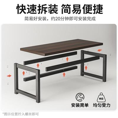 办公桌员工位家用简约现代双人职员桌办公室桌椅组合简易电脑桌子