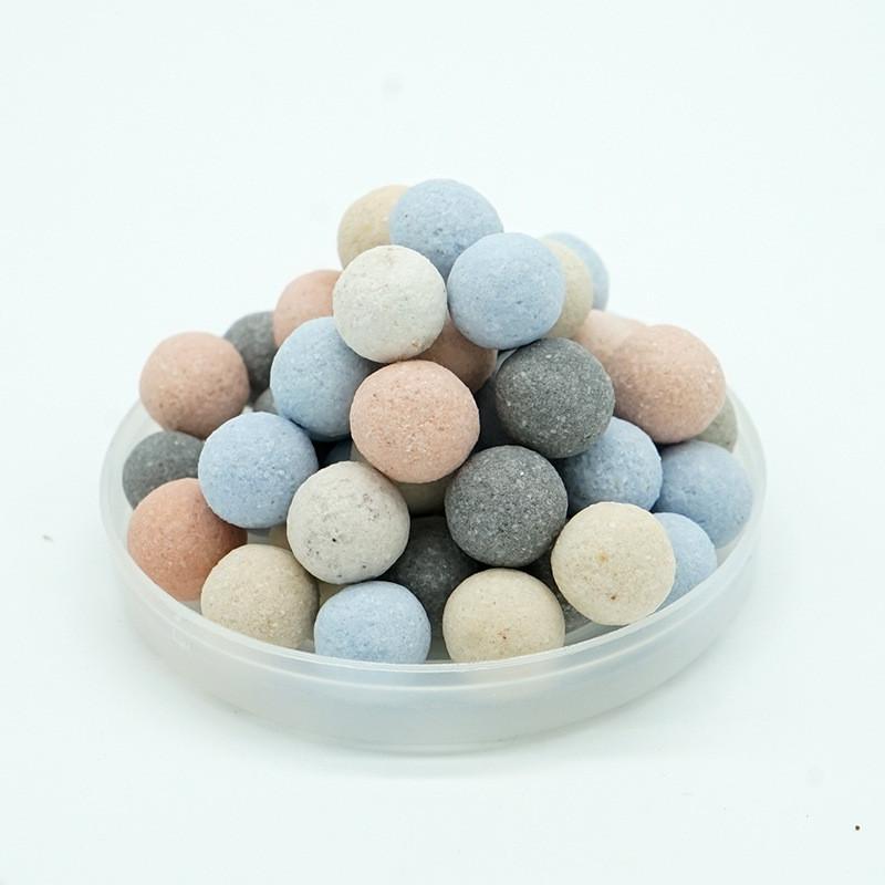 鱼缸过滤材料五色中空石英球硝化细菌陶瓷环滤材纳米培菌球细菌屋