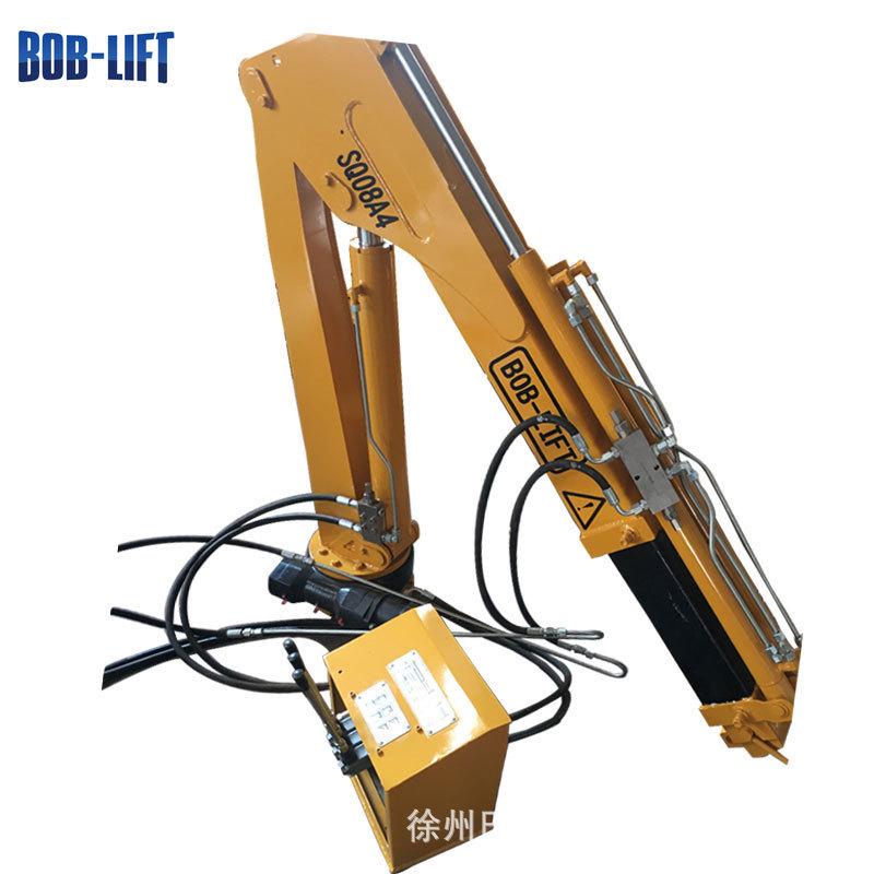 皮卡吊0.8吨1吨小型皮卡吊液压式车载随车起重吊机可配无线遥控