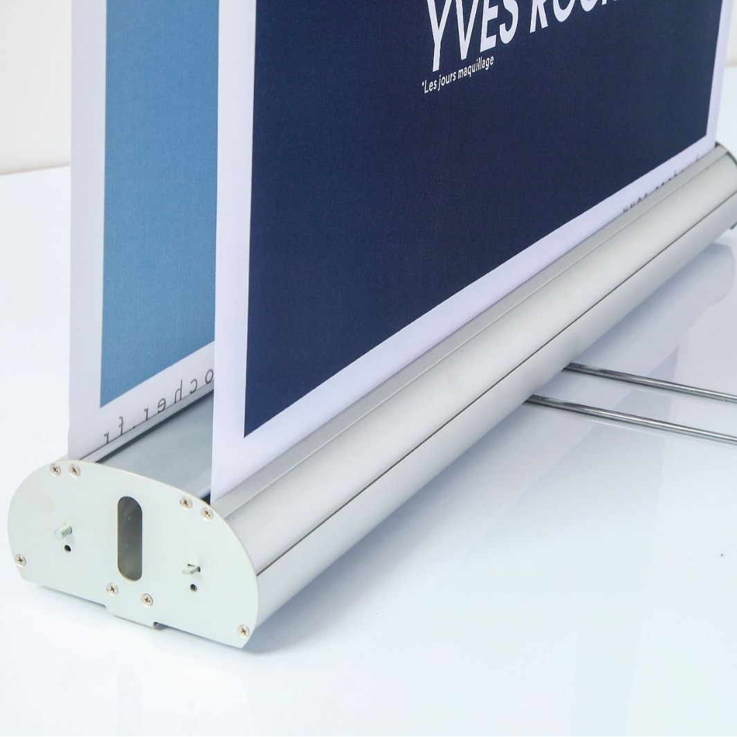 优惠批发价铝合金双面易拉宝85*200易拉宝易拉宝落地展示架便携式