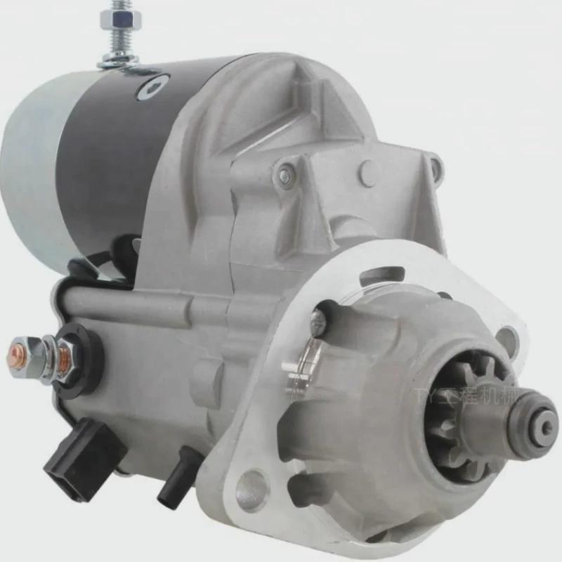 热销挖掘机6bt工程机械挖机启动马达适用r140/7起动机配件大全406