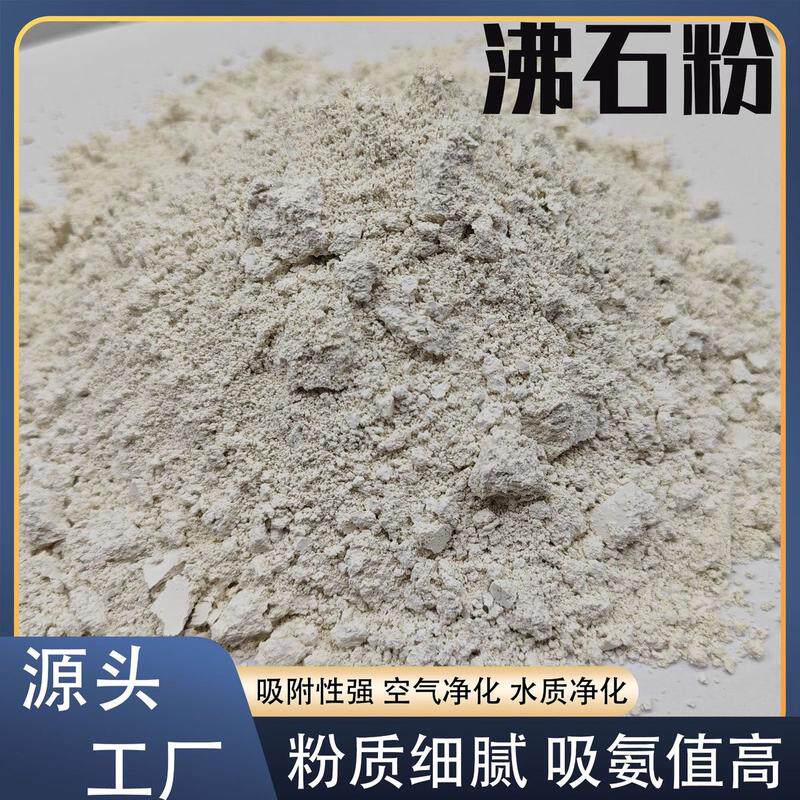 沸石粉厂家供应白沸石绿沸石4a沸石粉水产养殖吸氨洗衣粉氮除肥皂