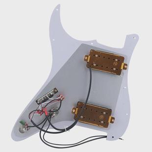 3层hh预吉他拾音器接线护板 st sq电吉他电路板hh拾音器套装
