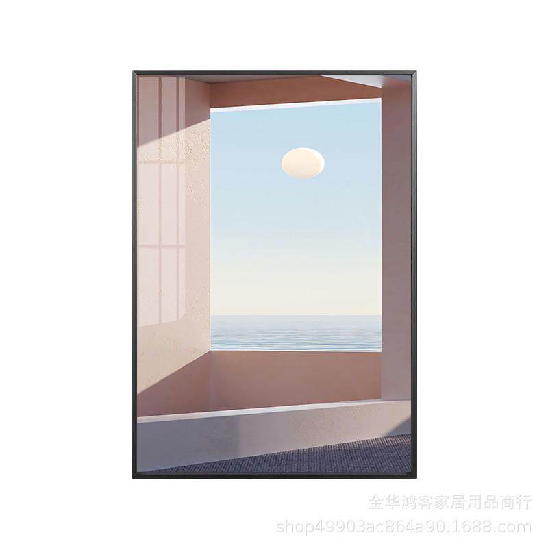 装饰画相框玄壁画无框画订制来图定做油画布酒店餐厅家装工装关有