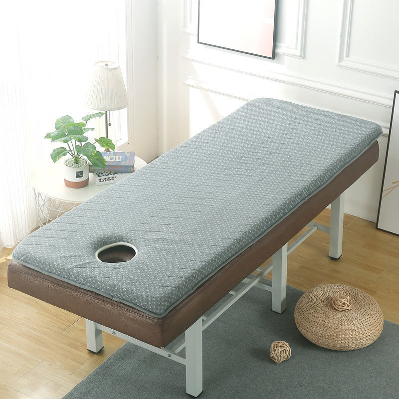 乳胶床垫厂家直销床子软硬适中按摩推拿理疗垫可折叠加厚带洞美容