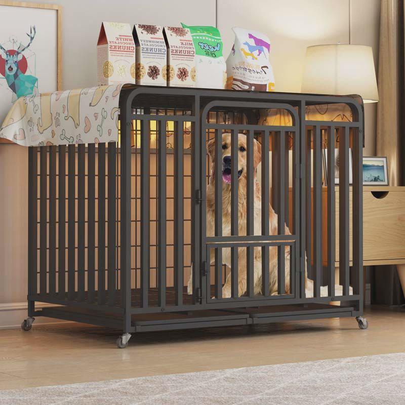 拉布拉多狗笼狗笼子中型边牧室内家用带厕所宠物大型犬狗狗金毛