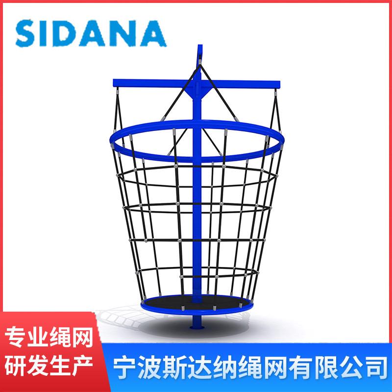 公园户外儿童转椅攀爬绳网游乐设备用攀爬网拓展设备源头厂家