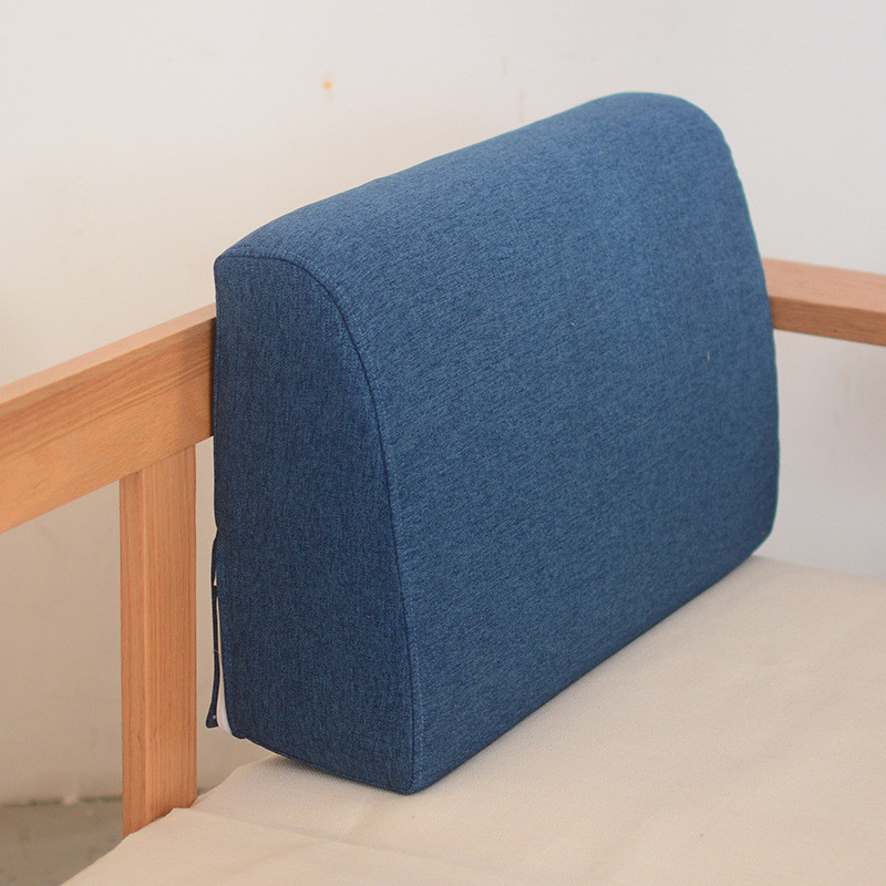 wi25高密度海绵弧形靠背垫现代实木沙发硬床头靠背舒适靠枕硬靠垫