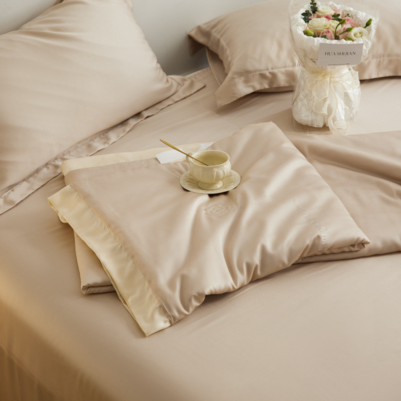 60支奥地利兰精天丝夏凉被薄被子夏被四件套冰丝空调被可机洗蚕丝