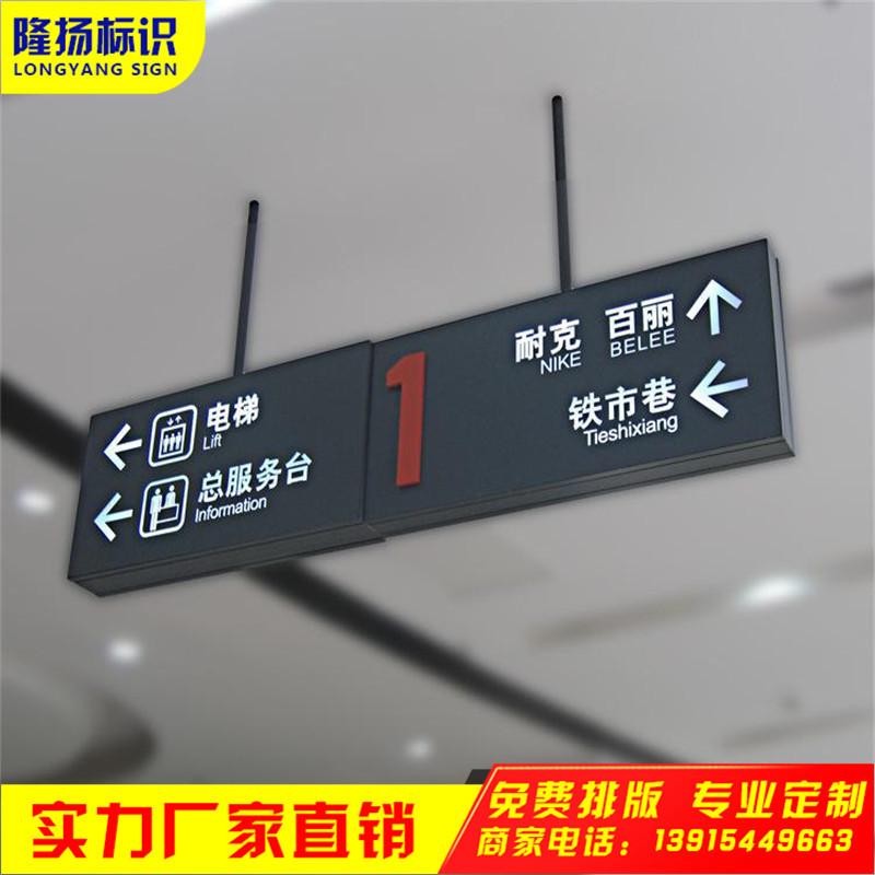 指示灯箱吊牌镂空灯箱超市收银台发光led