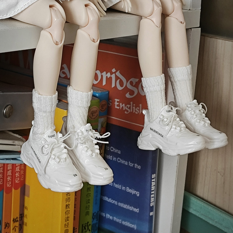 6分娃衣ob24娃娃小布女兵人fr娃鞋衣服老爹鞋模型摆件bjd鞋子ob22